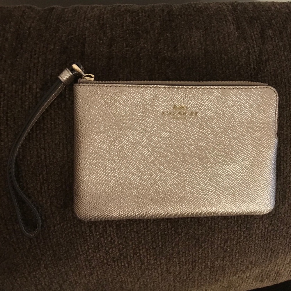 Gold Coach Wristlet!!